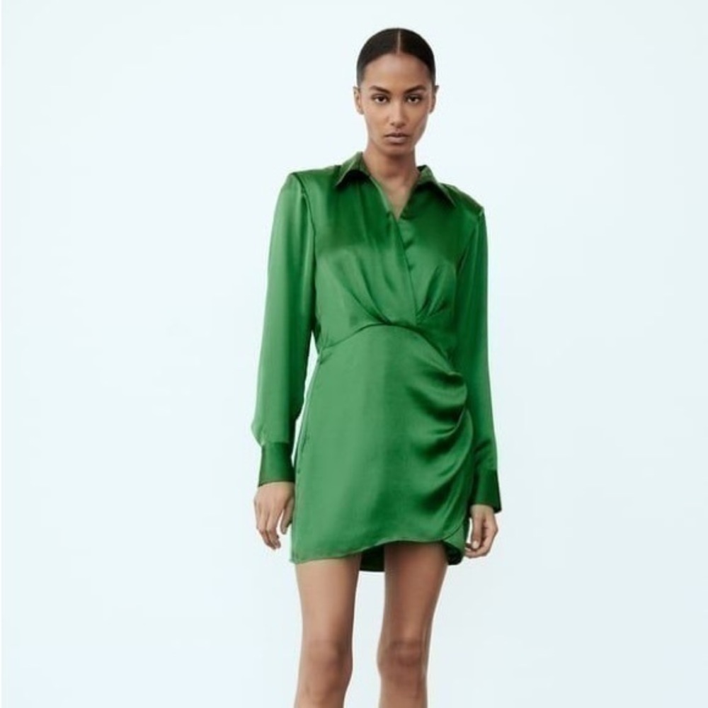 Zara Green dress